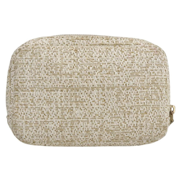 Chanel Deauville Curvy Cosmetic Pouch Tweed