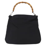 Gucci Vintage Bamboo Shoulder Bag Canvas - image 1