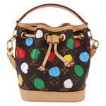 Louis Vuitton Noe Handbag Yayoi Kusama Painted Dots Monogram Canvas Nano - image 20