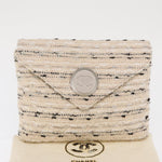 Chanel Vintage Envelope Chain Clutch Tweed Small - image 14