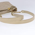 Chanel Vintage Slit Pocket Shoulder Bag Quilted Caviar Medium - image 8