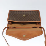 Celine Vintage Macadam Circle Logo Shoulder Bag Canvas and Leather - image 15