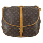 Louis Vuitton Saumur Handbag Monogram Canvas 35 - image 2