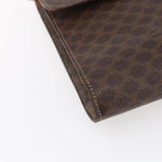 Celine Vintage Macadam Circle Logo Shoulder Bag Canvas and Leather - image 9