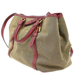 Prada Logo Convertible Tote Canvas with Leather Medium - image 3