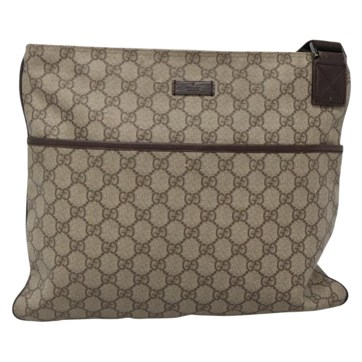 Gucci Zip Top Messenger Bag GG Coated Canvas Medium - image 1