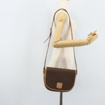 Celine Vintage Macadam Shoulder Bag Canvas and Leather - image 13