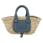 Chloe Marcie Basket Bag Raffia Mini - image 1