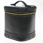 Chanel Vintage Cosmetic Case Quilted Lambskin Medium - image 3