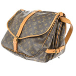 Louis Vuitton Saumur Handbag Monogram Canvas 35 - image 3