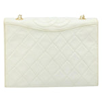 Chanel Vintage CC Full Flap Bag Quilted Lambskin Small - image 2