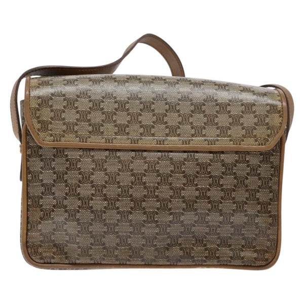 Celine Macadam Shoulder Bag PVC Leather
