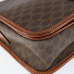 Celine Vintage Macadam Shoulder Bag Canvas and Leather - image 10