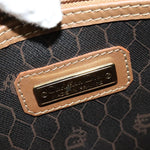 Christian Dior Vintage Honeycomb Handbag Canvas Leather - image 6