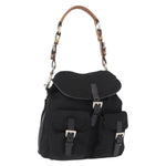 Prada Double Pocket Drawstring Shoulder Bag Tessuto - image 17