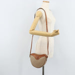 Celine Vintage Macadam Shoulder Bag Canvas and Leather - image 14