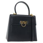 Salvatore Ferragamo Gancini Convertible Top Handle Bag Leather Mini - image 19