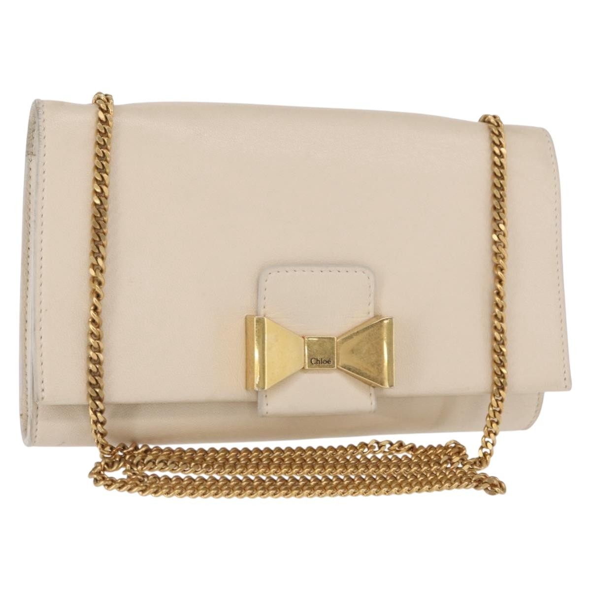 Chloe Chain Flap Crossbody Bag Leather - image 1
