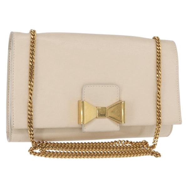 Chloe Chain Flap Crossbody Bag Leather - image 1