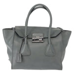 Prada Twin Pocket Lock Flap Tote Glace Calf Small - image 1