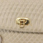 Bally Vintage Chain Shoulder Bag Quilted Leather - image 12