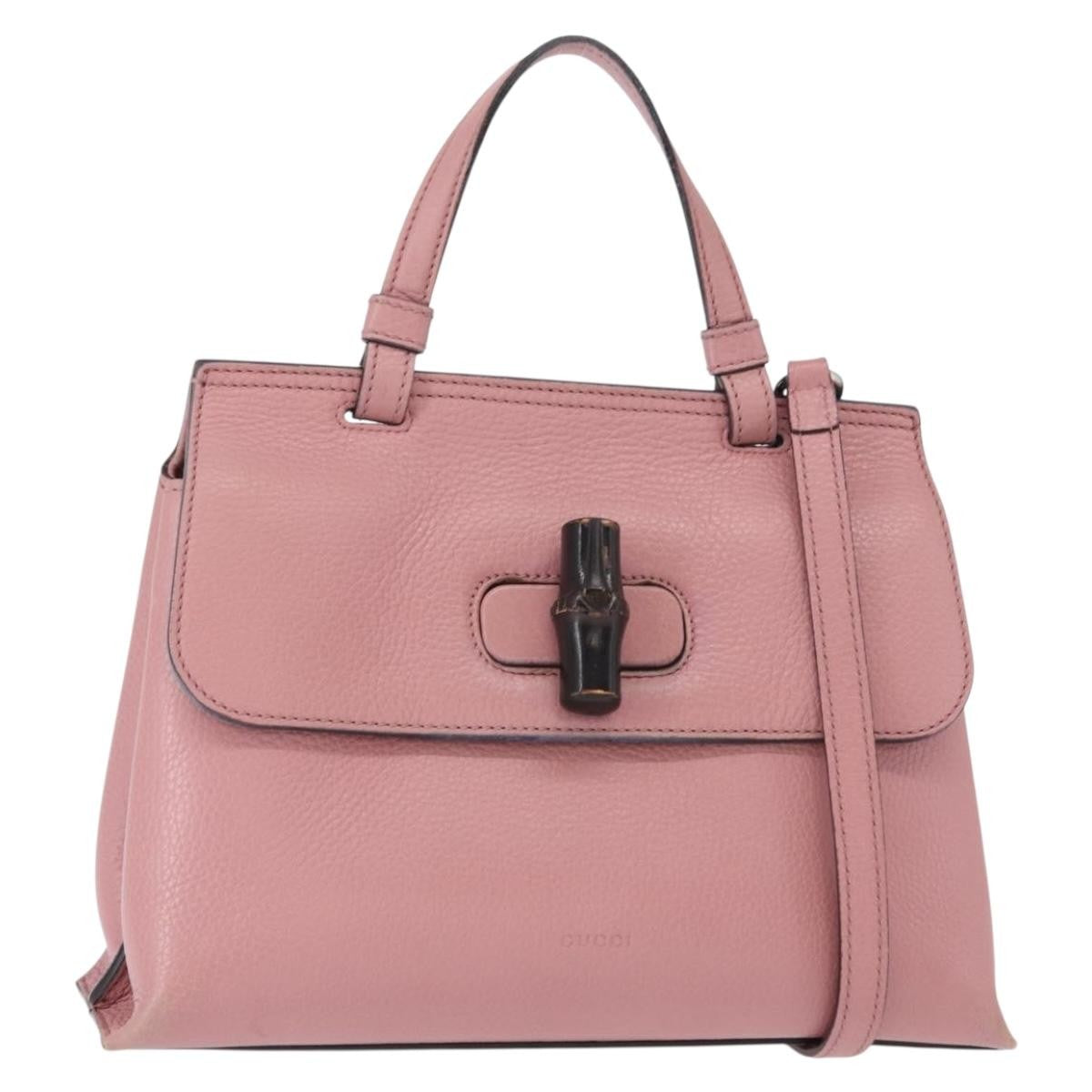 Gucci Bamboo Daily Top Handle Bag Leather Small - image 1