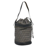 Fendi FF Logo Mon Tresor Bucket Bag Printed Shearling with Leather Mini - image 1