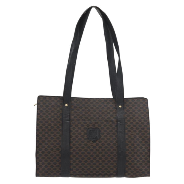 Celine Vintage Macadam Shopper Tote Coated Canvas Medium - image 1