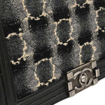 Chanel Boy Flap Bag Tweed and Leather Old Medium - image 13