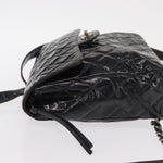 Chanel Vintage Square Flap Backpack Enamel - image 4