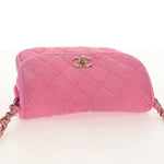 Chanel Flap Messenger Bag Quilted Denim Small - image 18
