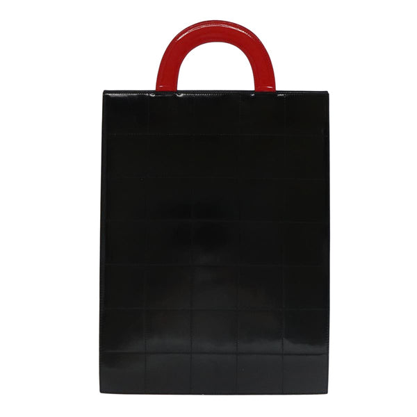 Chanel Vintage Portrait Tote Printed Leather and Quilted Patent Tall