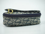 Christian Dior Saddle Zip Pouch Diorissimo Canvas - image 4