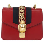 Gucci Sylvie Chain Shoulder Bag Leather Mini - image 1