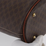 Celine Vintage Macadam Tote bag Canvas and Leather - image 8