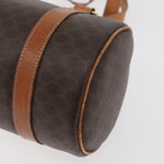 Celine Vintage Macadam Shoulder Bag Canvas and Leather - image 12
