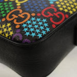 Gucci Front Zip Messenger Bag Psychedelic Print GG Coated Canvas Mini - image 12