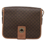 Celine Vintage Macadam Shoulder Bag Canvas and Leather - image 17