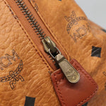 MCM Visetos Handbag Canvas and Leather - image 12