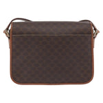 Celine Vintage Macadam Circle Logo Shoulder Bag Canvas and Leather - image 2