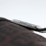 Fendi Vintage Flap Crossbody Bag Zucchino Canvas Small - image 13