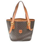 Celine Vintage Macadam Tote bag Canvas and Leather - image 1