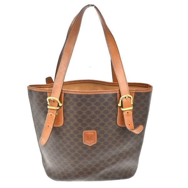 Celine Vintage Macadam Tote bag Canvas and Leather - image 1