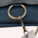 Chloe Faye Shoulder Bag Leather and Suede Small - image 13