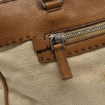 Prada Vintage Convertible Tote Canvas and leather - image 15