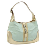 Gucci Vintage Jackie Shoulder Bag Canvas and Leather - image 1