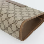 Gucci Vintage Web Flap Clutch GG Canvas - image 10