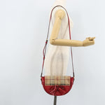 Burberry Maydown Crossbody Bag Haymarket Coated Canvas and Leather Small - image 13