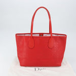 Christian Dior Panarea Tote Printed Cannage Quilt Canvas Small - image 14