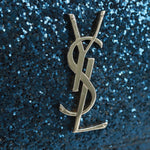 Saint Laurent Sunset Satchel Glitter Small - image 12